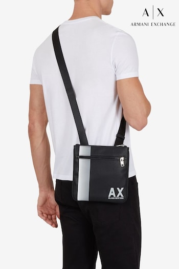Armani Exchange Logo Cross-Body Black Bag (D52125) | £95