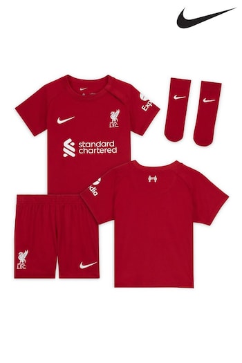 Nike Red Liverpool Home Stadium Football Shirt (D52159) | £40