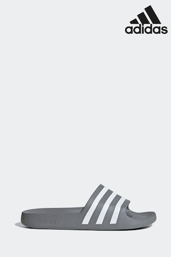 adidas Grey Adilette Sliders (D52502) | £23