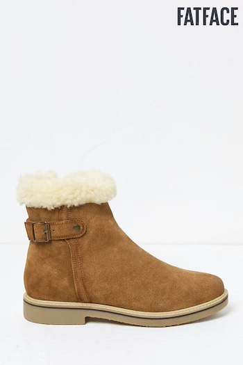 FatFace Brown Callie Suede Ankle Boots (D52677) | £79