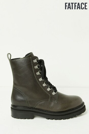 FatFace Green Aureilia Ankle Hiker Boots (D52678) | £89