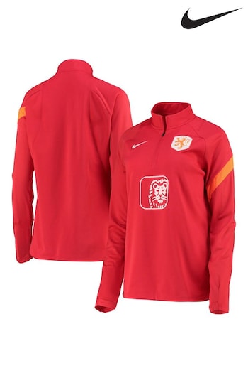 Nike Red Netherlands Drill Top (D52716) | £45