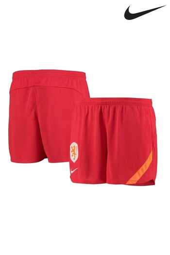 Nike Red Netherlands Womens Knit Soccer Shorts (D52774) | £33