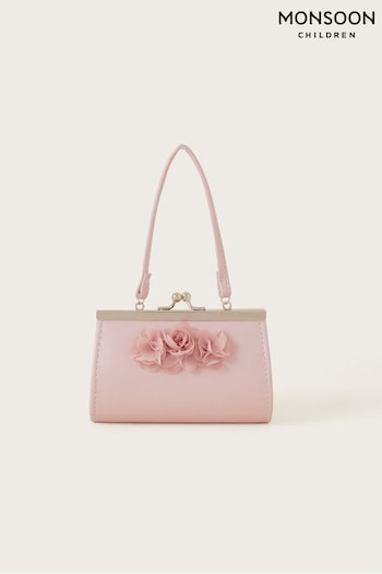 Monsoon Pink Triple Pom Pom Bridesmaid Mini Bag now (D53025) | £10