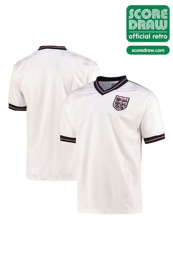 Score Draw England 1986 World Cup Finals White Shirt (D53050) | £40