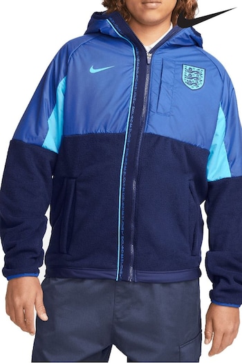 Nike losing Blue England Winterised Jacket (D53084) | £100