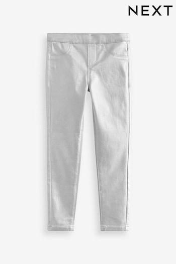 Silver Coated Jeggings (3-16yrs) (D53109) | £14 - £19