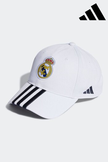 adidas White Adult Real Madrid Cap (D53158) | £20