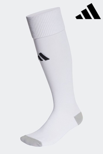 adidas White Performance Milano 23 Socks (D53163) | £9