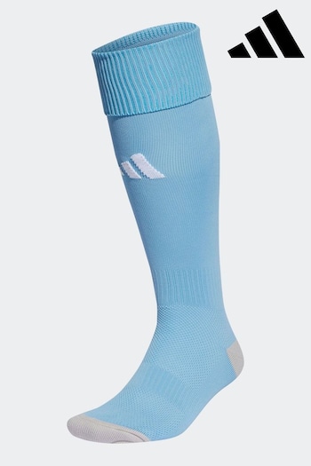 adidas Light Blue Milano 23 Football Knee Socks (D53170) | £9