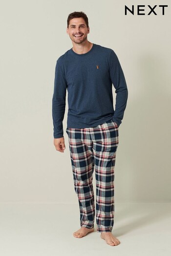 Blue/Red Check Pyjama Set (D53540) | £32
