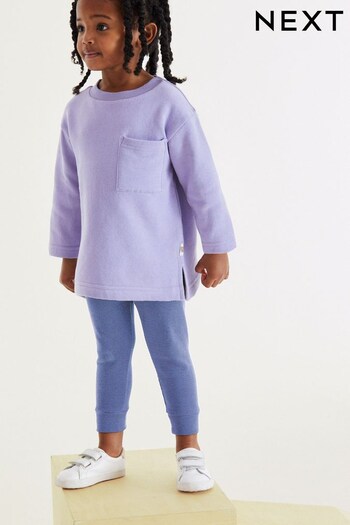 Lilac Core Sweat and Legging Set (3mths-7yrs) (D53794) | £12 - £16