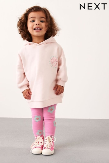 Pink Hoodie T-shirt & Legging Set (3mths-7yrs) (D53816) | £17 - £21