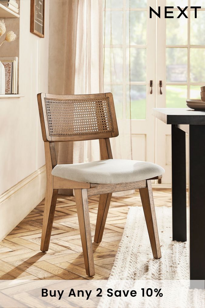Tommy hilfiger cane top back dining chair