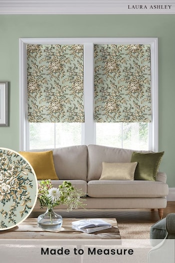 Laura Ashley Orange Picardie Made to Measure Roman Blinds (D54087) | £84