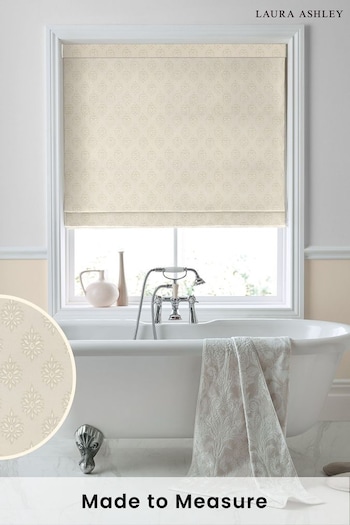 Laura Ashley Grey Gower Made to Measure Roman Blinds (D54095) | £79