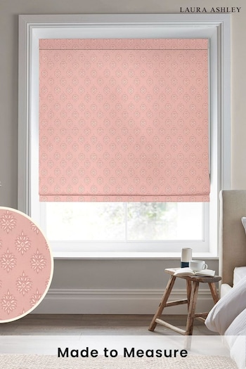 Laura Ashley Pink Gower Made to Measure Roman Blinds (D54096) | £79