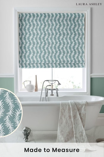 Laura Ashley Blue Dee Made to Measure Roman Blinds (D54101) | £99