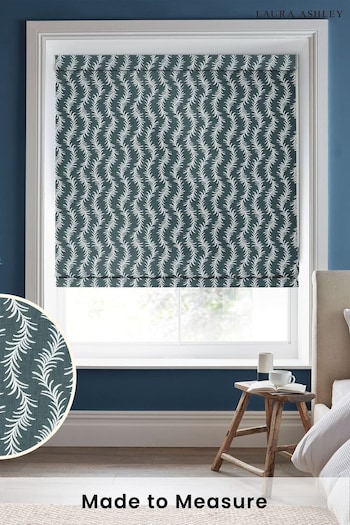 Laura Ashley Blue Dee Made to Measure Roman Blinds (D54103) | £99