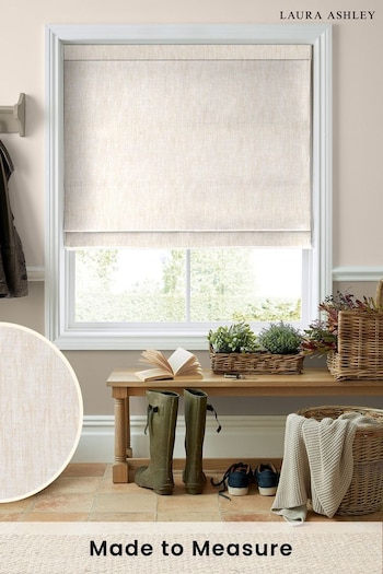Laura Ashley Natural Ambrose Made to Measure Roman Blinds (D54115) | £89