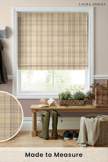Laura Ashley Natural Alfriston Made to Measure Roman Blinds (D54120) | £89