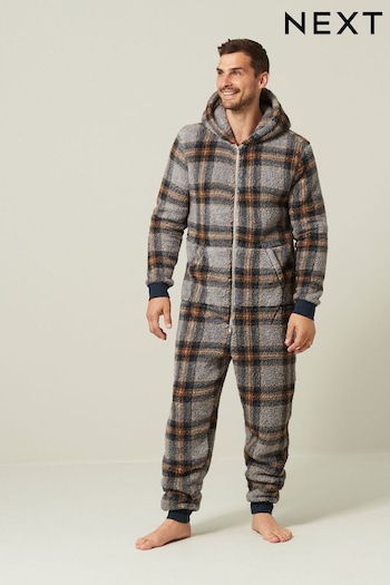 Grey Neutral Check All-In-One (D54322) | £16.50