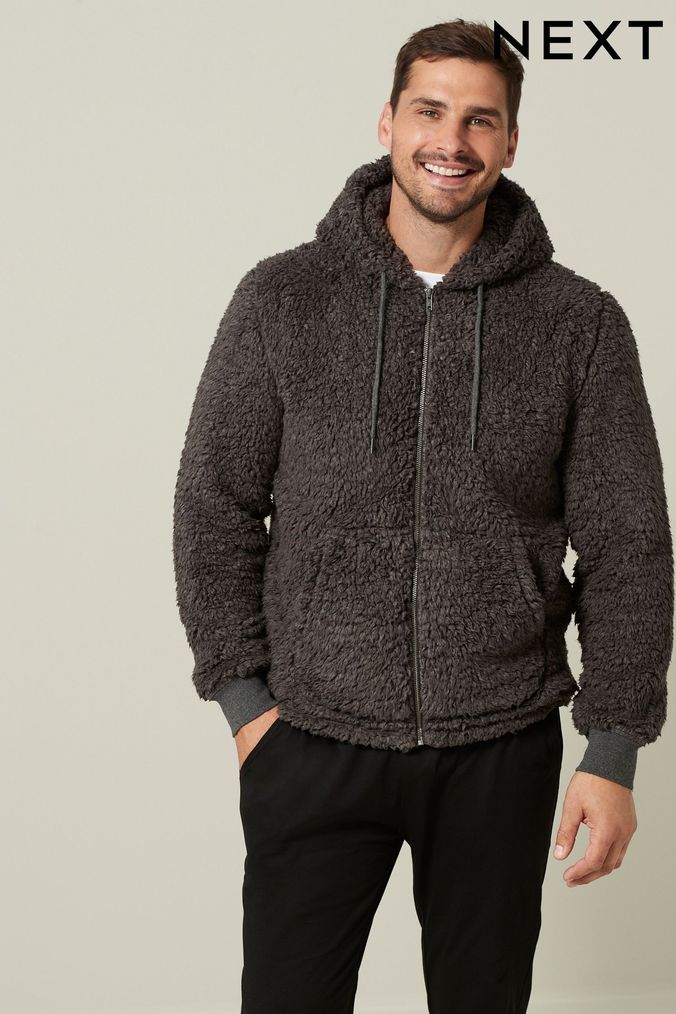 Borg discount hoodie mens