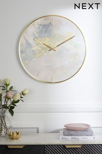 Gold Elegance 65cm Wall Clock (D54423) | £90