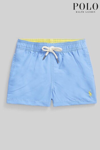 Polo Ralph Lauren Baby Blue Logo Swim Shorts (D54474) | £55