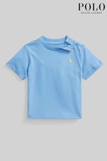 Polo celular Ralph Lauren Baby Cotton Logo T-Shirt (D54488) | £37