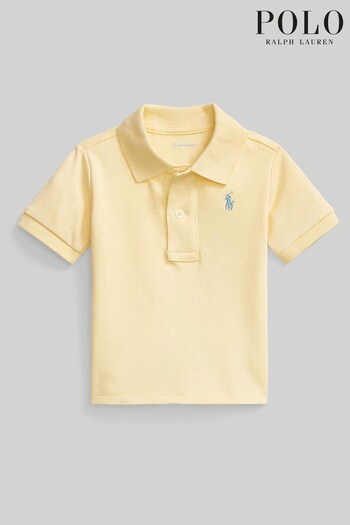 Polo Ralph Lauren Dh2241-lmq-t2 Yellow Logo Polo Shirt (D54490) | £42