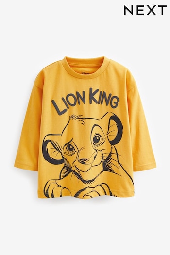 Simba Yellow Lion King Long Sleeve T-Shirt (3mths-8yrs) (D54738) | £9 - £11