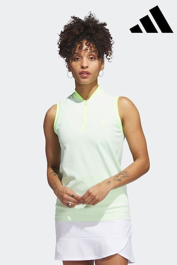 adidas Golf Ultimate365 Tour PRIMEKNIT Sleeveless Polo slim Shirt (D54957) | £60
