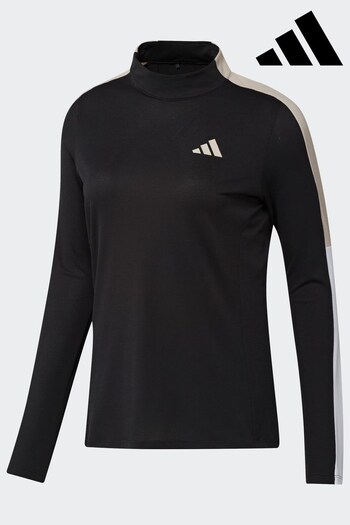 adidas Golf Made With Nature Mock Neck Long-Sleeve Top (D54962) | £55