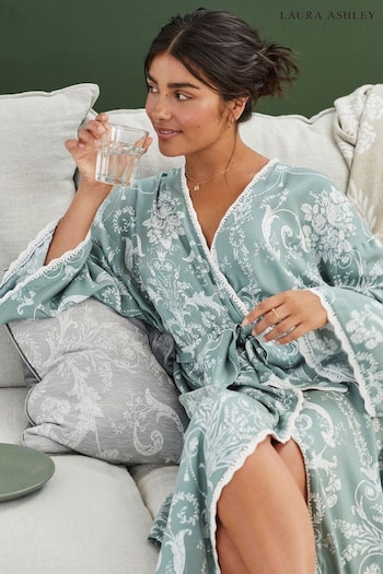 Laura Ashley Green Dressing Gown (D55104) | £59