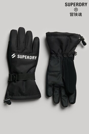 Superdry Black Sport Ski Gloves (D55106) | £40