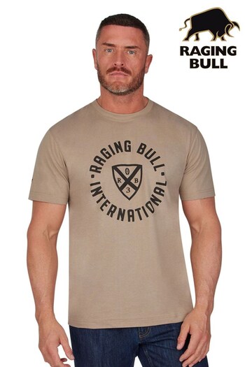 Raging Bull Tan International T-Shirt (D55183) | £32 - £34