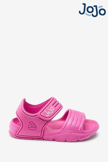 Jojo Maman Bébé Fuchsia Kids' Summer Superstar Sandals (D55355) | £14