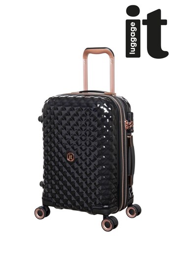 IT Luggage Metalik Quilted Effect Cabin Suitcase (D55990) | £80