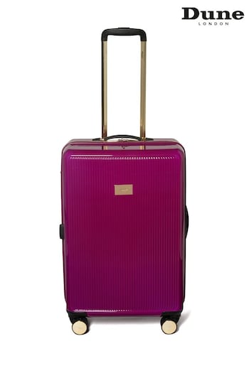 Dune London Pink Olive 67cm Medium Suitcase (D56103) | £139