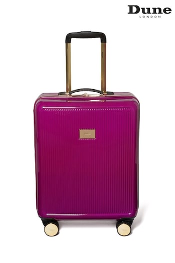Dune London Pink Olive 55cm Cabin Suitcase (D56105) | £125