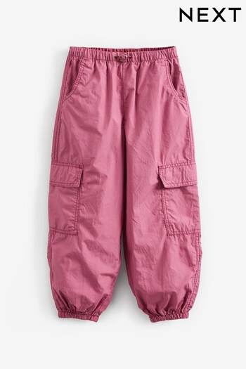 Pink Parachute Cargo Cuffed Trousers chiaro (3-16yrs) (D56235) | £16 - £21