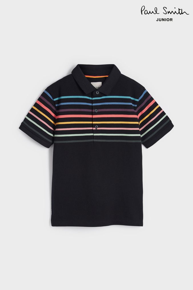 Buy Boys Polo Shirts Paul Smith Junior Stripe Online Roberto Collina striped cotton polo shirt AspennigeriaShops
