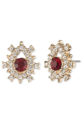 Marchesa Jewellery Ladies Red Polished And Poised Earrings (D56534) | £38