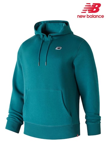 New Balance Blue Small Logo Pullover Hoodie (D56547) | £60