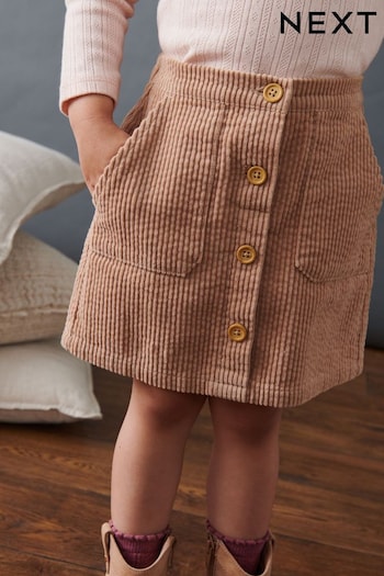 Tan Brown Corduroy Skirt (3mths-7yrs) (D56602) | £10 - £12
