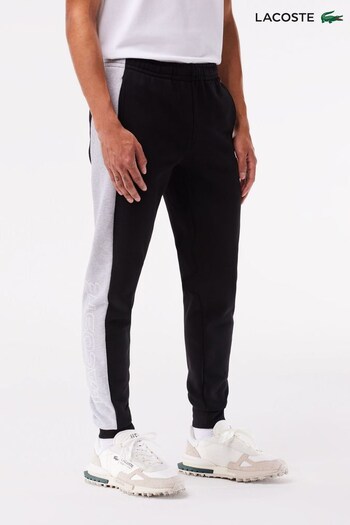 Lacoste Mens Colour Block Black Tracksuit Trousers (D56621) | £110