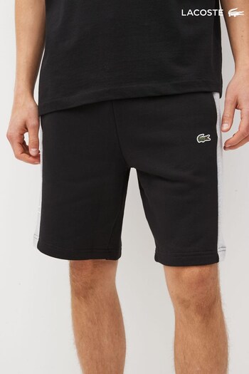 Lacoste Mens Colour Block Black Shorts (D56661) | £75