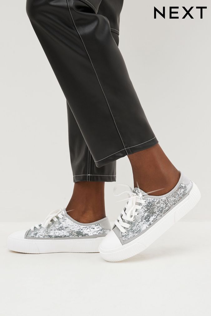 Silver trainers next outlet