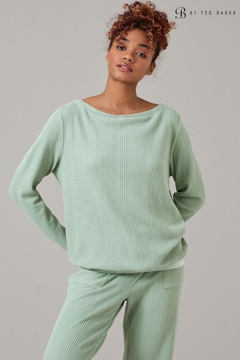 B by Ted Baker Waffle Lounge Long Sleeve Top (D56738) | £32